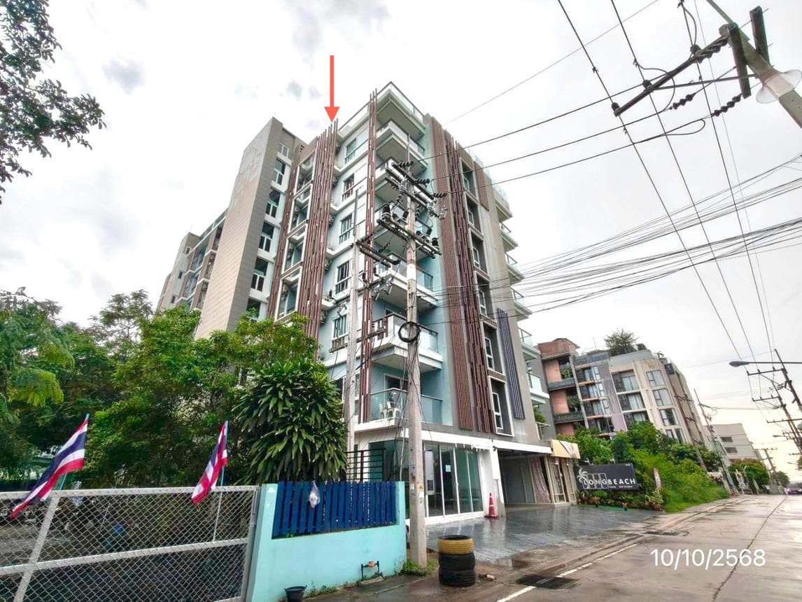 คอนโด ลองบีช คอนโดมิเนียม นาจอมเทียน สัตหีบ ชลบุรี 1 ห้องนอน 1 ห้องน้ำ พื้นที่ 30.56 ตร.ม. ทำเลใกล้ชายหาดบรรยากาศผ่อนคลาย - image 1