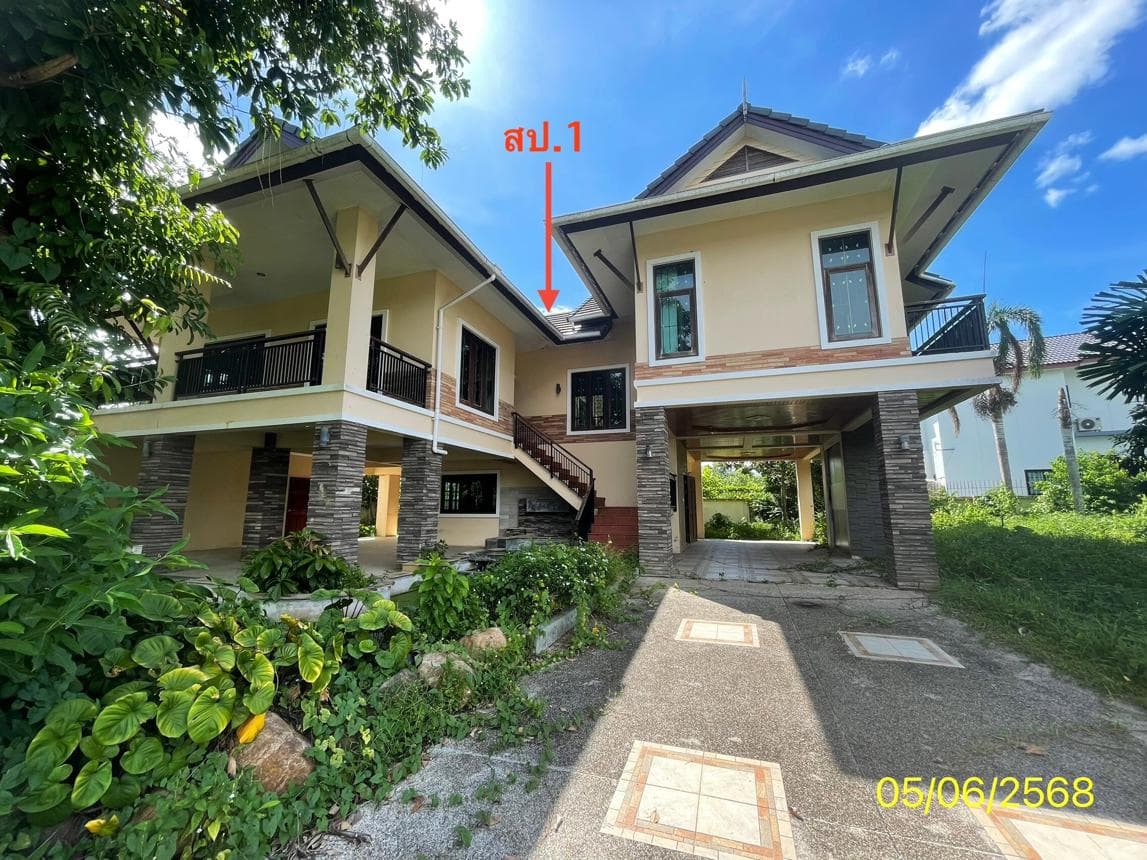 ขายบ้านเดี่ยว หาดใหญ่ สงขลา ทำเลคลองแห เนื้อที่ 70.8 ตร.ว. พื้นที่ใช้สอย 401.28 ตร.ม. 3 ห้องนอน 4 ห้องน้ำ สภาพดี พร้อมอยู่