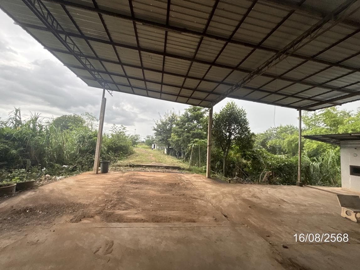 อาคารโรงงานพร้อมที่ดิน พื้นที่ใช้สอยกว้างขวาง 1,687 ตร.ม. ทำเลโลจิสติกส์ อำเภอเฉลิมพระเกียรติ นครราชสีมา