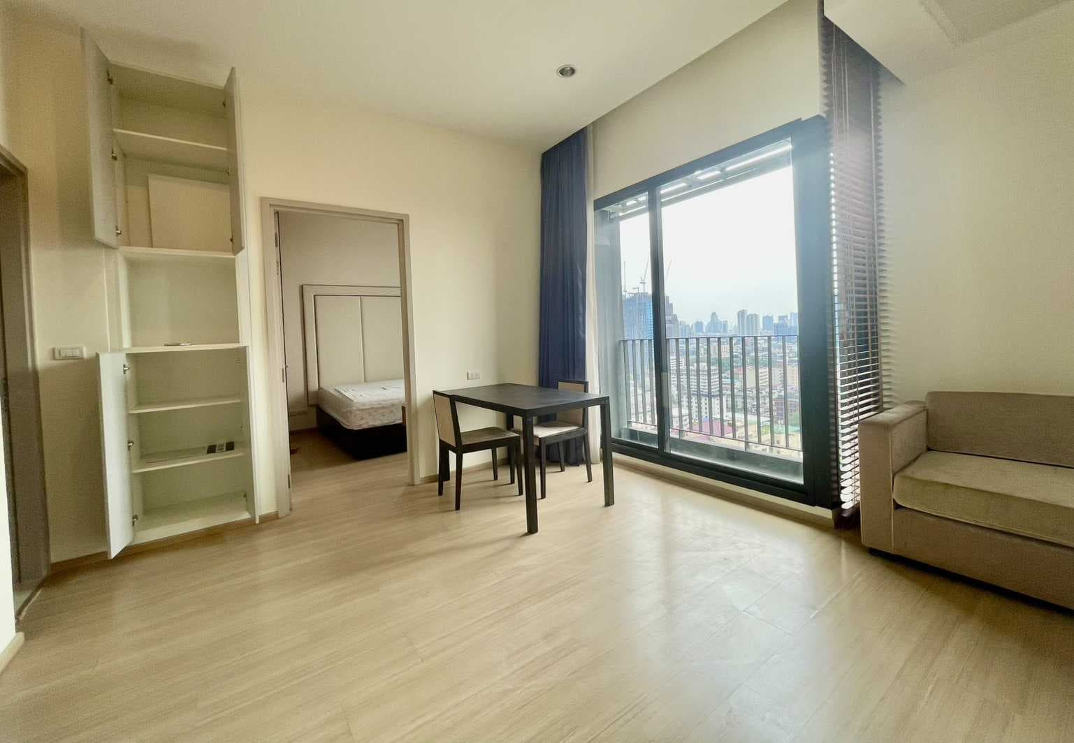 ขาย/ให้เช่าคอนโด The Capital Condo เอกมัย–ทองหล่อ ห้องมุม ชั้น 17 วิวโล่ง ทิศใต้รับลม ขนาด 45 ตร.ม.