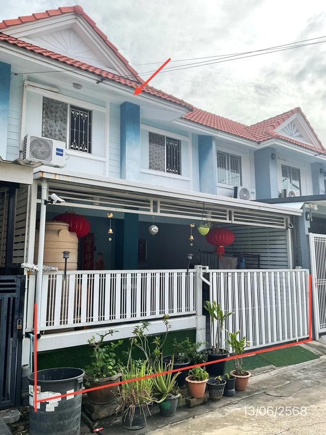 ทาวน์โฮม บ้านพฤกษา ดี คลองสาม คลองหลวง ปทุมธานี 3 ห้องนอน 2 ห้องน้ำ พื้นที่ใช้สอย 117 ตร.ม. ราคาล้านต้นๆ