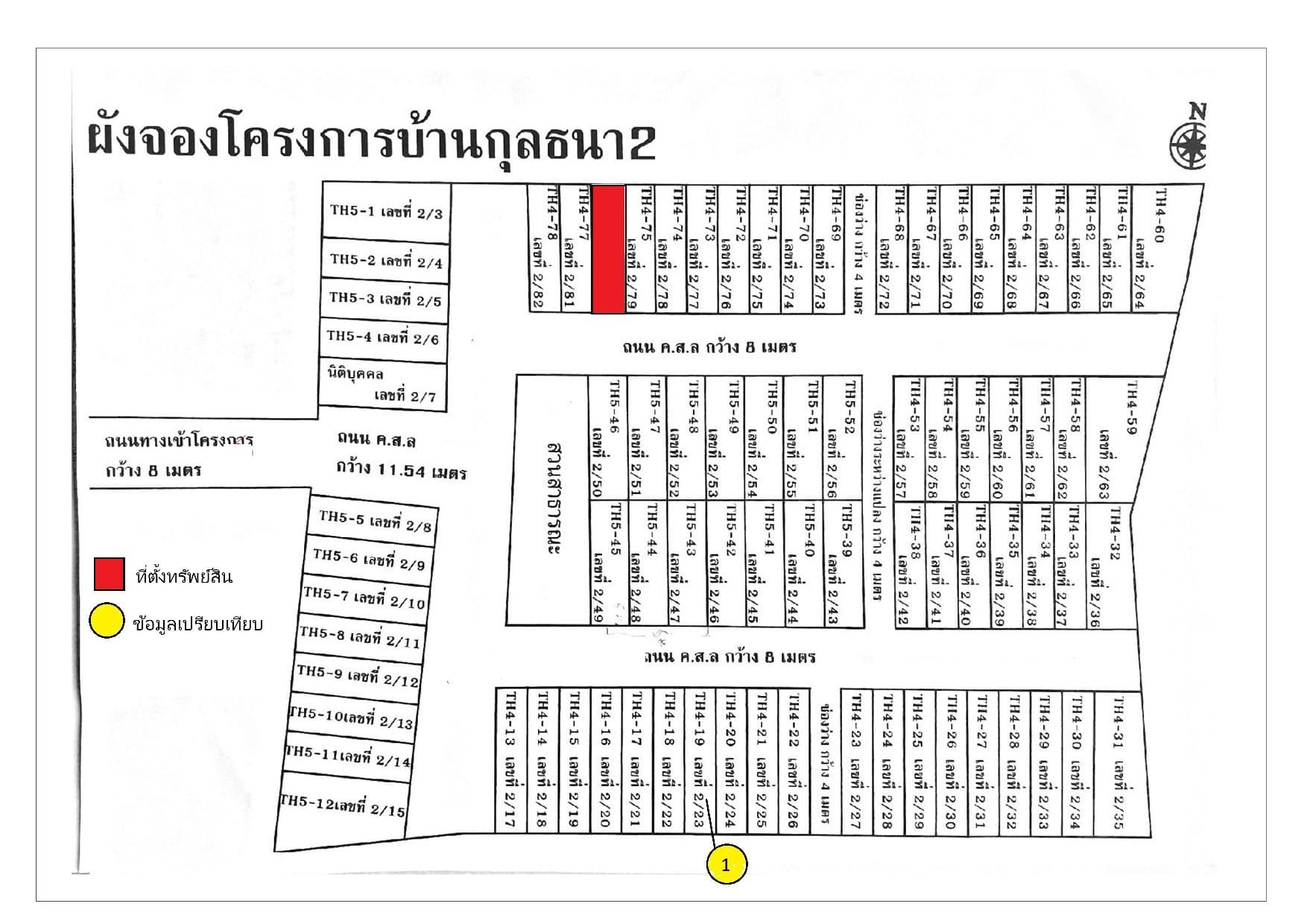 ทาวน์เฮ้าส์ บ้านกุลธนา 2 พานทอง-ชลบุรี