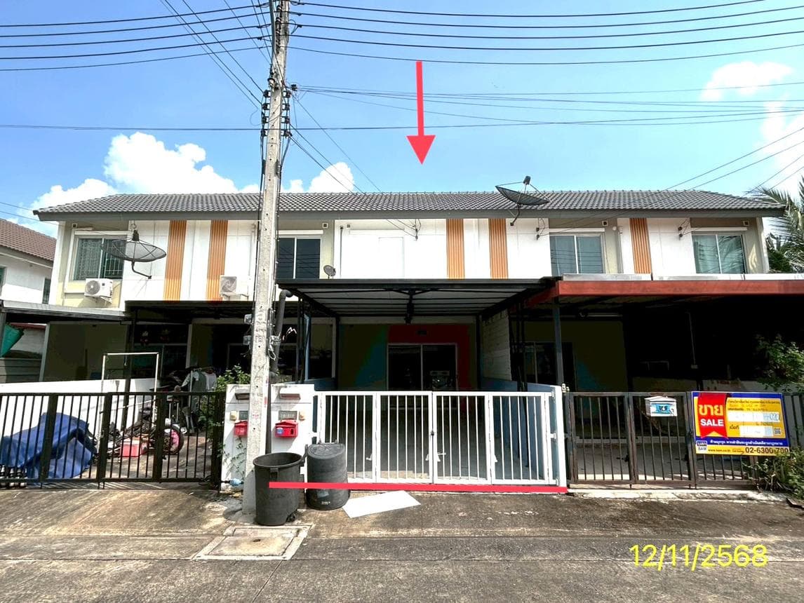 ทาวน์โฮม บ้านพฤกษา 96/2 รังสิต-คลองหลวง 2 คลองสอง คลองหลวง ปทุมธานี 2 ห้องนอน 2 ห้องน้ำ ราคาล้านต้นๆ ทำเลดี