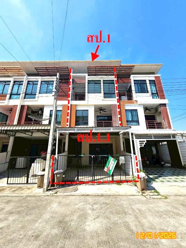 ขายทาวน์โฮม 3 ชั้น ซิกเนเจอร์ เอกชัย-บางบอน พื้นที่ใช้สอยกว้างขวาง 192.5 ตร.ม. ทำเลเด่นติดถนนใหญ่
