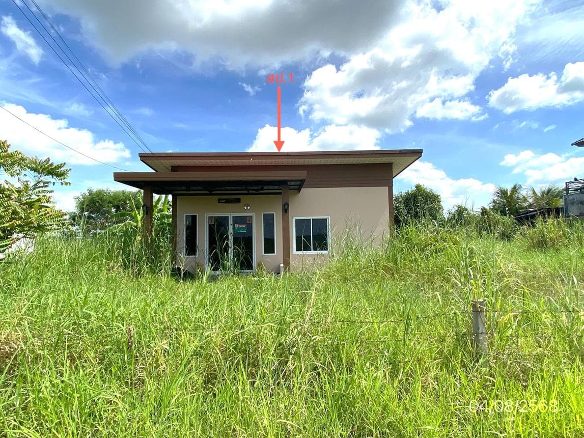 บ้านเดี่ยว หนองชาก บ้านบึง ชลบุรี 2 ห้องนอน 1 ห้องน้ำ พื้นที่ 96.4 ตร.ม. ทำเลดีใกล้แหล่งชุมชน ราคา 2.43 ล้านบาท
