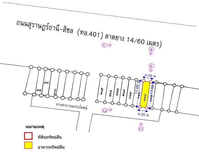 อาคารพาณิชย์ กาญจนดิษฐ์ สุราษฎร์ธานี