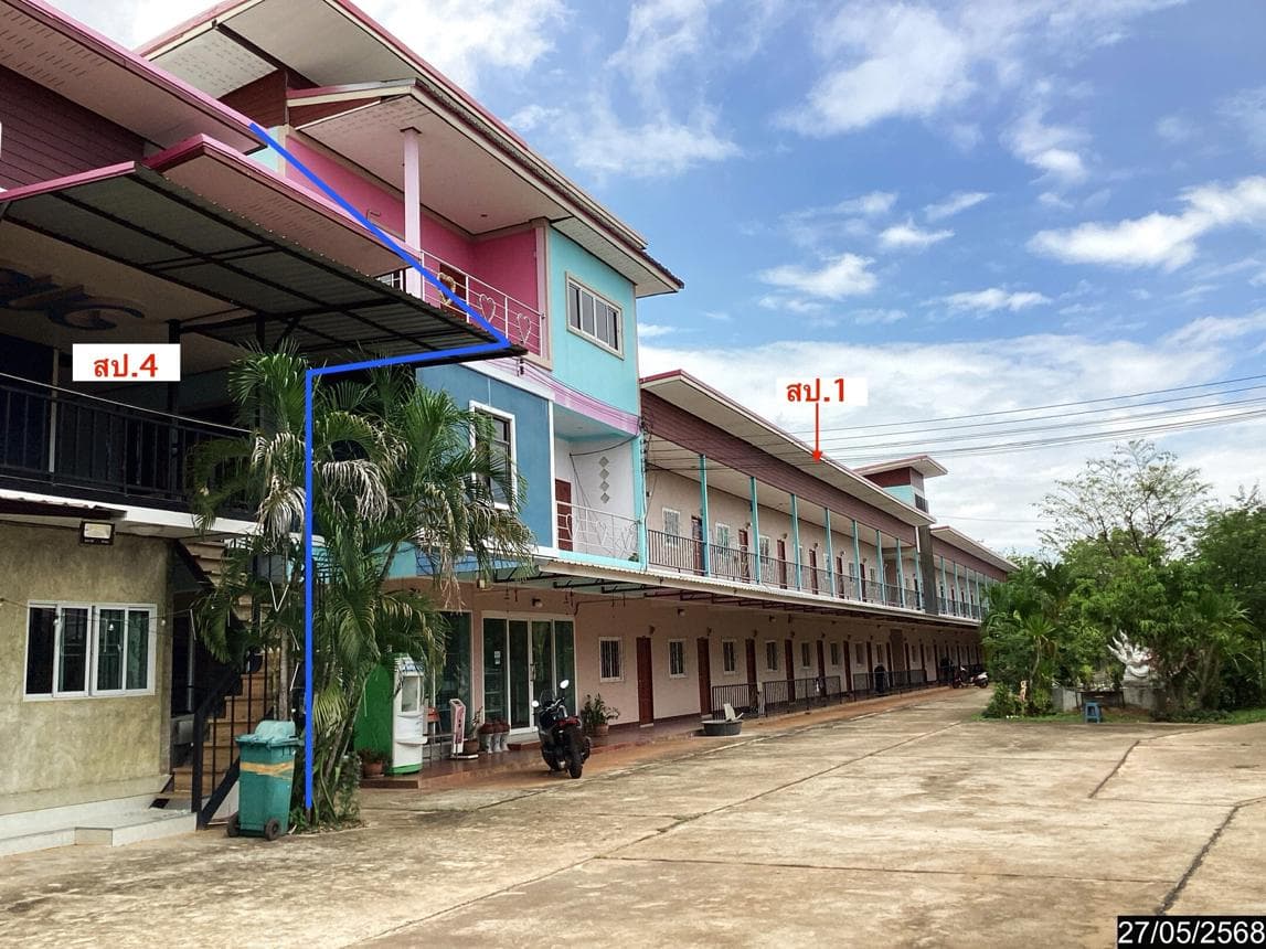อพาร์ทเม้นท์ 3 ชั้น ทำเลศักยภาพเชียงเครือ เมืองสกลนคร ใกล้มหาวิทยาลัยเกษตรศาสตร์ วิทยาเขตเฉลิมพระเกียรติ