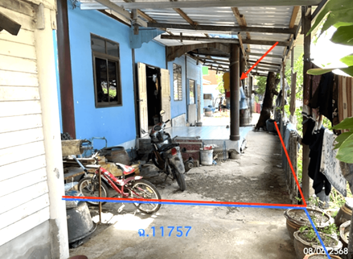 บ้านเดี่ยว คลองเปรง เมืองฉะเชิงเทรา พื้นที่กว้าง 132 ตร.ม. บนที่ดิน 54 ตร.ว. ราคาไม่ถึงล้าน