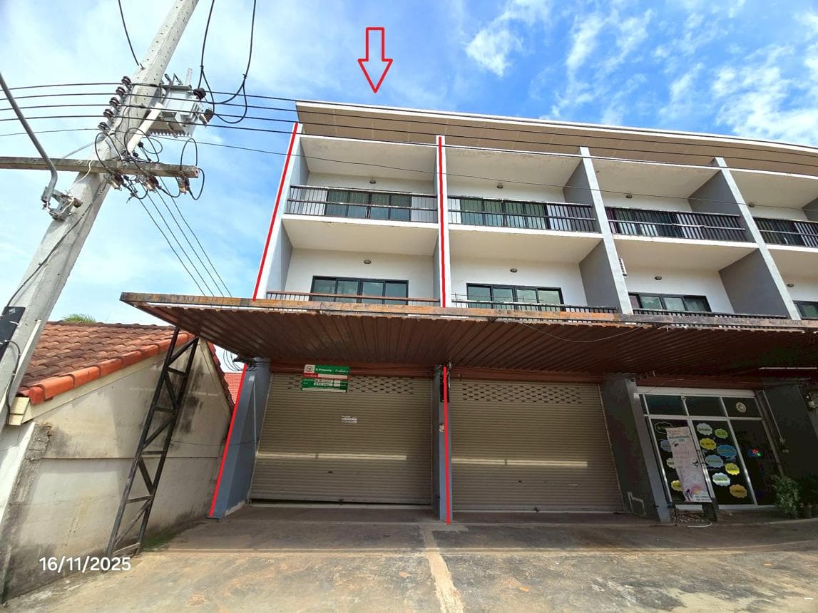 อาคารพาณิชย์ 4 ห้องนอน พื้นที่ 234 ตร.ม. ทำเลศักยภาพ ศิลา เมืองขอนแก่น ขอนแก่น