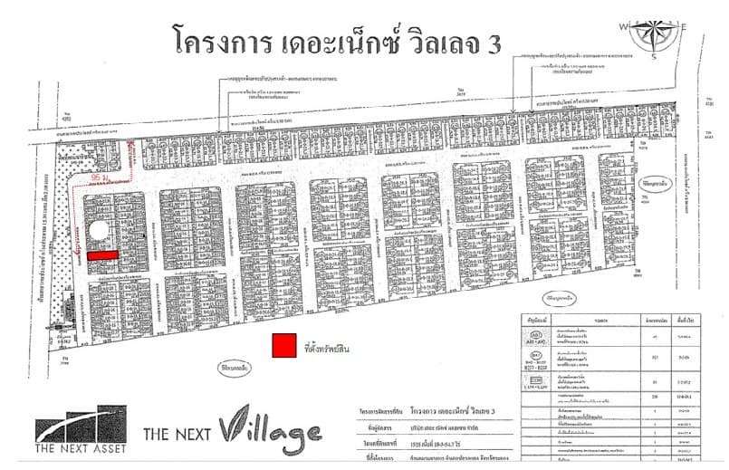 ทาวน์เฮ้าส์ โครงการ เดอะเน็กซ์ วิลเลจ 3 ระยอง