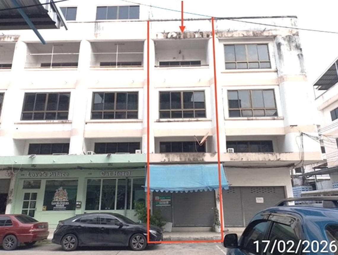 ขายอาคารพาณิชย์ทำเลทองค้าขาย 3 ชั้น โครงการศรีราชา แลนด์ แอนด์ เฮ้าส์ 2 ขนาด 21 ตร.ว. พื้นที่ใช้สอย 188 ตร.ม. ย่านสุรศักดิ์ ศรีราชา ชลบุรี เหมาะทำธุรกิจและอยู่อาศัย