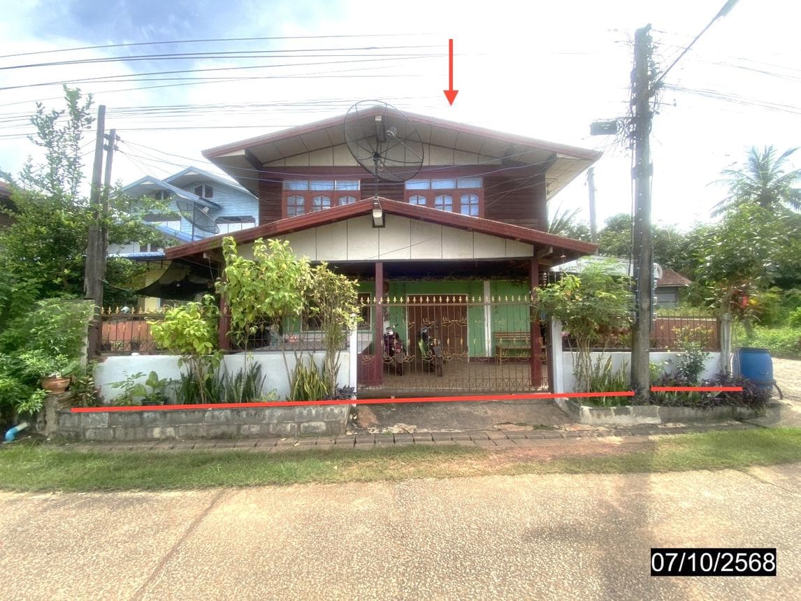 บ้านเดี่ยว ผักตบ หนองหาน อุดรธานี 3 ห้องนอน 1 ห้องน้ำ พื้นที่กว้าง 206.1 ตร.ม. บนที่ดิน 52 ตร.ว. ทำเลสงบ บรรยากาศดี ราคาคุ้มค่าเพียง 1.25 ล้าน