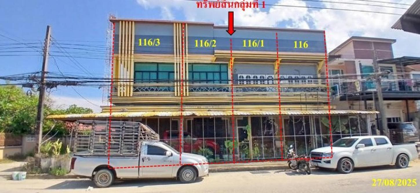 ขายอาคารพาณิชย์ ตะลุบัน สายบุรี ปัตตานี พื้นที่ใช้สอย 624 ตร.ม.