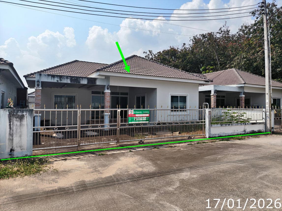 ขายบ้านเดี่ยว เอสพี โมเดิร์นโฮม (SP Modern Home) 3 ห้องนอน 1 ห้องน้ำ พื้นที่ 55.3 ตร.ว. ทำเลศักยภาพ ปลวกแดง ระยอง ราคาคุ้มค่า