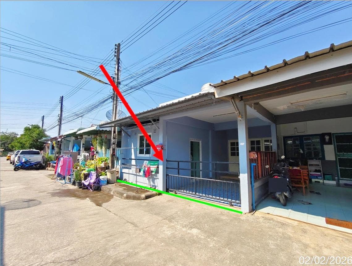 ขายทาวน์โฮม อยู่ถาวร มาบตาพุด เมืองระยอง 3 ห้องนอน ทำเลดี ใกล้นิคมอุตสาหกรรม