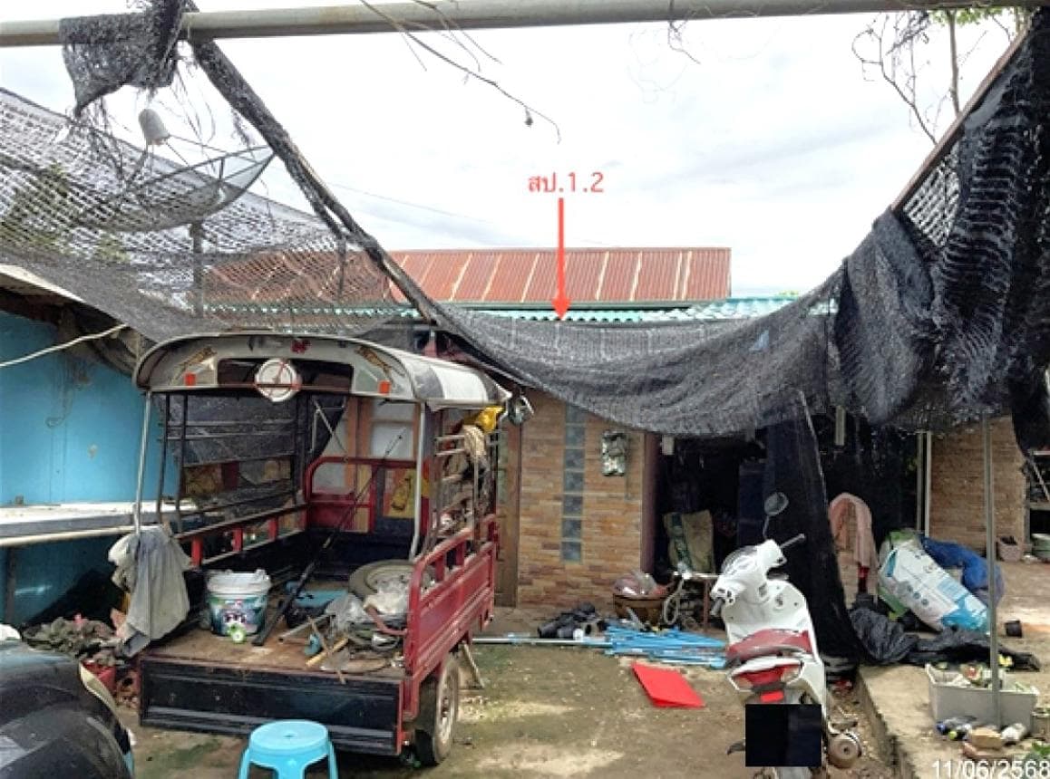 บ้านเดี่ยว กะบกเตี้ย เนินขาม ชัยนาท พื้นที่ใช้สอย 264 ตร.ม. บนที่ดิน 56 ตร.ว. ราคาล้านต้นๆ พื้นที่กว้างสุดคุ้ม