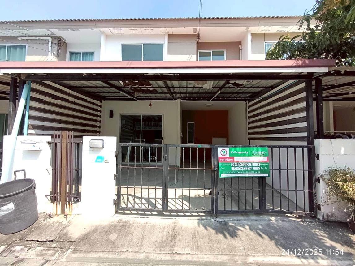 ขายทาวน์เฮ้าส์ บ้านพฤกษา 38/3 (ชัยพฤกษ์-วงแหวน) 3 ห้องนอน 2 ห้องน้ำ พื้นที่ 18.1 ตร.ว. ทำเลไทรน้อย นนทบุรี ราคา 1.8 ล้าน - image 1