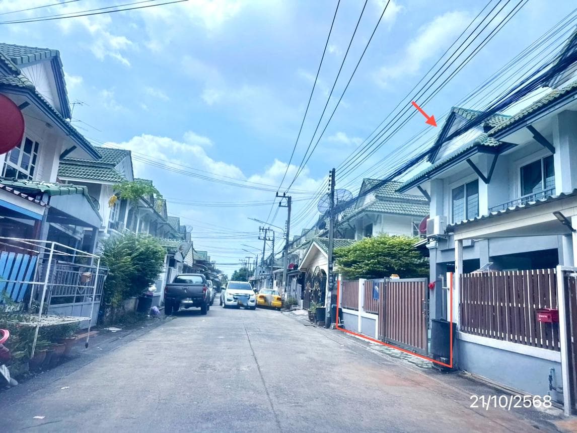 ทาวน์โฮม บ้านพฤกษา 12 (Baan Pruksa 12) คลองสาม-คลองหลวง 2 ห้องนอน พื้นที่กว้าง 26.9 ตร.ว. สเปซจัดเต็ม