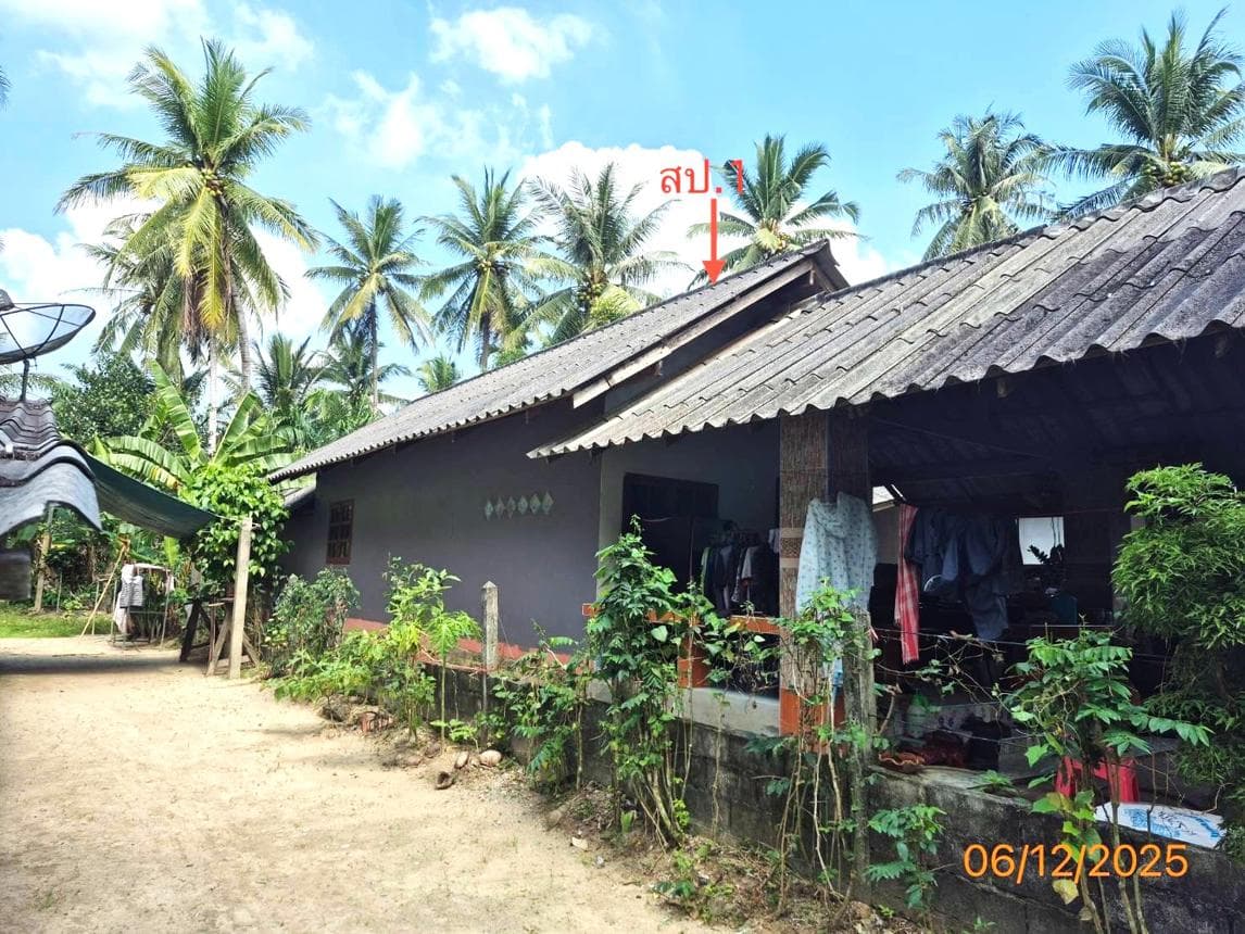 บ้านเดี่ยว ทุ่งใส สิชล นครศรีธรรมราช 1 ห้องนอน 133 ตร.ม. บนที่ดิน 52 ตร.ว. ทำเลสงบ ใกล้แหล่งท่องเที่ยว ราคาล้านต้นๆ