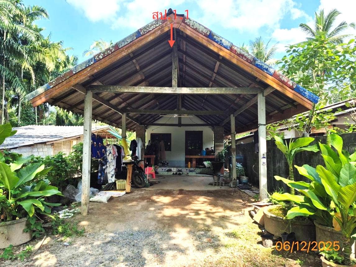 บ้านเดี่ยว ทุ่งใส สิชล นครศรีธรรมราช 1 ห้องนอน 133 ตร.ม. บนที่ดิน 52 ตร.ว. ทำเลสงบ ใกล้แหล่งท่องเที่ยว ราคาล้านต้นๆ