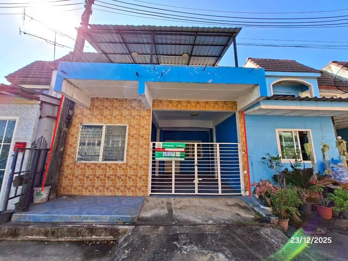 ทาวน์เฮ้าส์ 3 ห้องนอน พื้นที่ 132 ตร.ม. โครงการเรือนสุข 2 ทำเลศักยภาพ ลำผักกูด ธัญบุรี ปทุมธานี