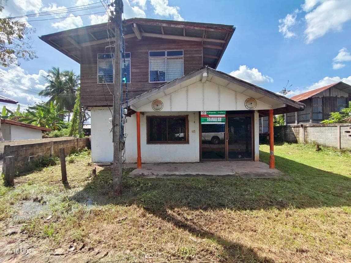 ขายบ้านเดี่ยว ศรีบุญเรือง หนองบัวลำภู ทำเลหนองแก เนื้อที่ 63 ตร.ว. พื้นที่ใช้สอย 128.25 ตร.ม. 2 ห้องนอน 1 ห้องน้ำ สภาพดี พร้อมอยู่