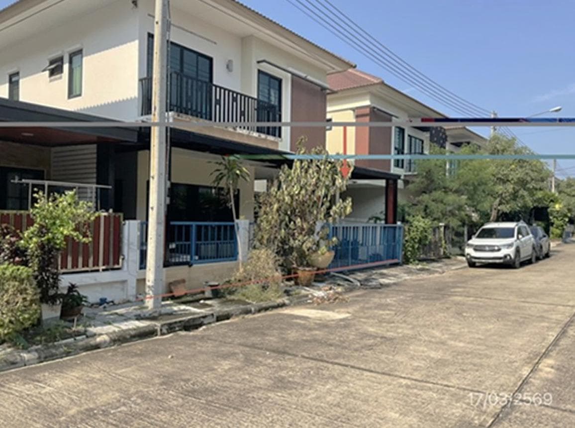 ขายบ้านเดี่ยว เดอะพาร์ค 2 (The Park 2) เมืองสมุทรสาคร 3 ห้องนอน 2 ห้องน้ำ พื้นที่ 134 ตร.ม. ทำเลดี บรรยากาศร่มรื่น เดินทางสะดวกใกล้แหล่งความเจริญ