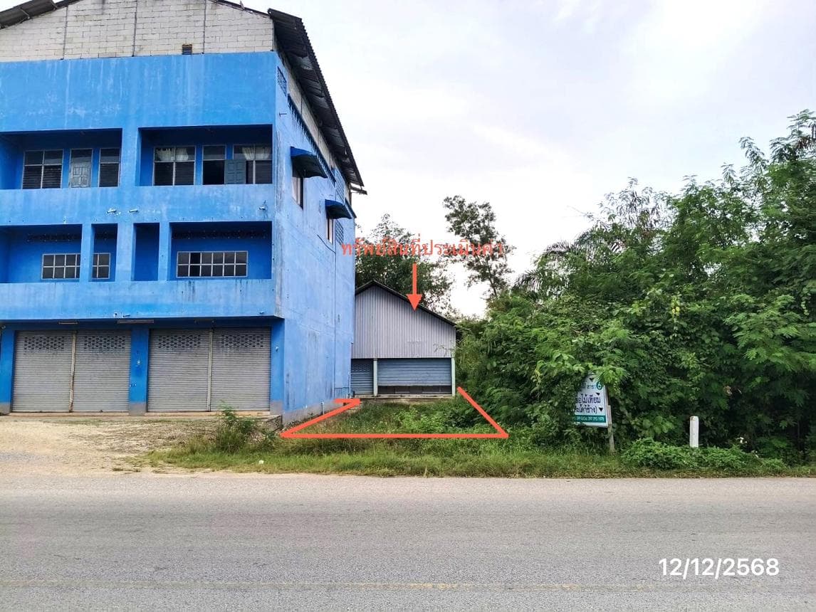 โกดัง หนองธง ป่าบอน พัทลุง พื้นที่ใช้สอย 396.8 ตร.ม. ทำเลธุรกิจ