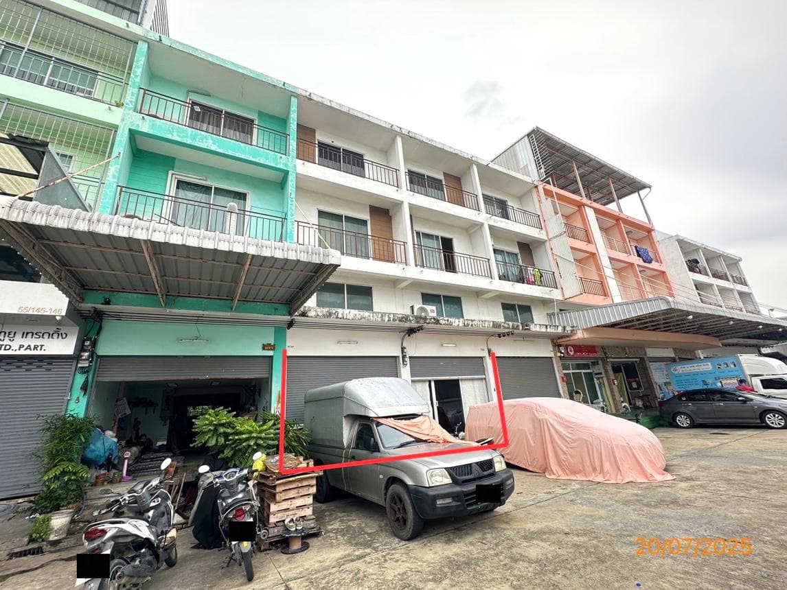 อาคารพาณิชย์ ลานทรัพย์แลนด์ (Lan Sap Land) พระราม 2 - บางขุนเทียน พื้นที่ใช้สอย 430 ตร.ม. ทำเลธุรกิจและโฮมออฟฟิศ