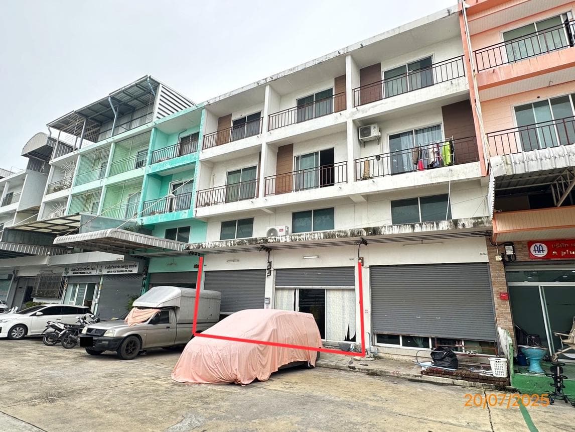 อาคารพาณิชย์ ลานทรัพย์แลนด์ (Lan Sap Land) พระราม 2 - บางขุนเทียน พื้นที่ใช้สอย 430 ตร.ม. ทำเลธุรกิจและโฮมออฟฟิศ