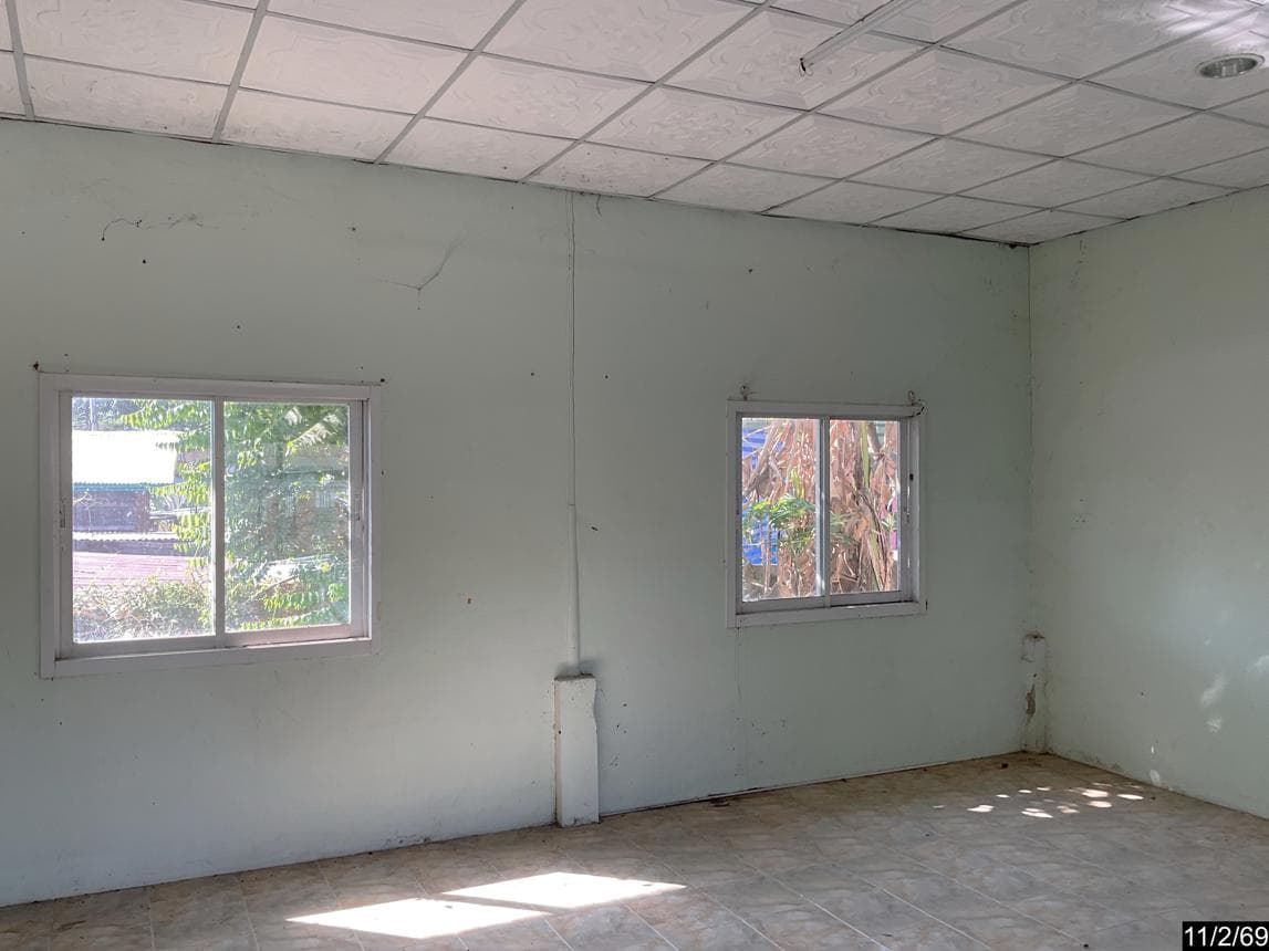 บ้านเดี่ยว 2 ห้องนอน พื้นที่ 147.5 ตร.ม. ทำเลศักยภาพ ศรีภูมิ กระสัง บุรีรัมย์