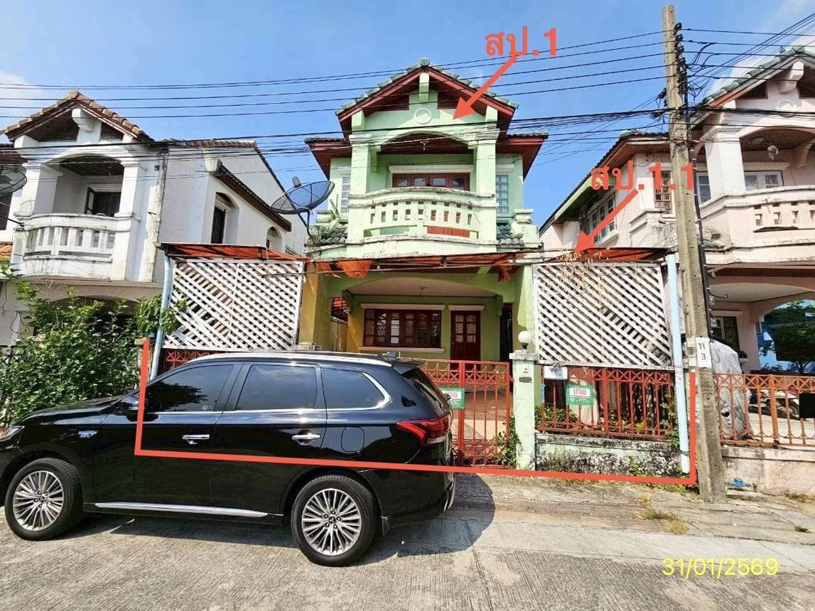 ขายบ้านเดี่ยว นันทนา การ์เด้น บางพลี สมุทรปราการ 3 ห้องนอน ทำเลดีใกล้แหล่งชุมชน - image 1