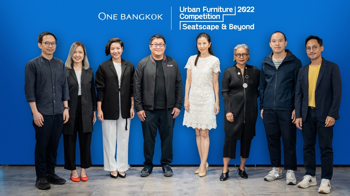วัน แบงค็อก จับมือ คณะกรรมการผู้ทรงคุณวุฒิ ร่วมกันคัดเลือกผู้ชนะ  การแข่งขัน One Bangkok Urban Furniture Competition 2022