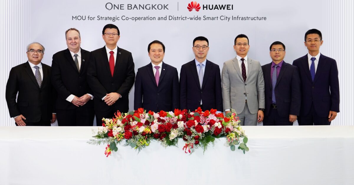 One Bangkok and Huawei MOU Signing Ceremony