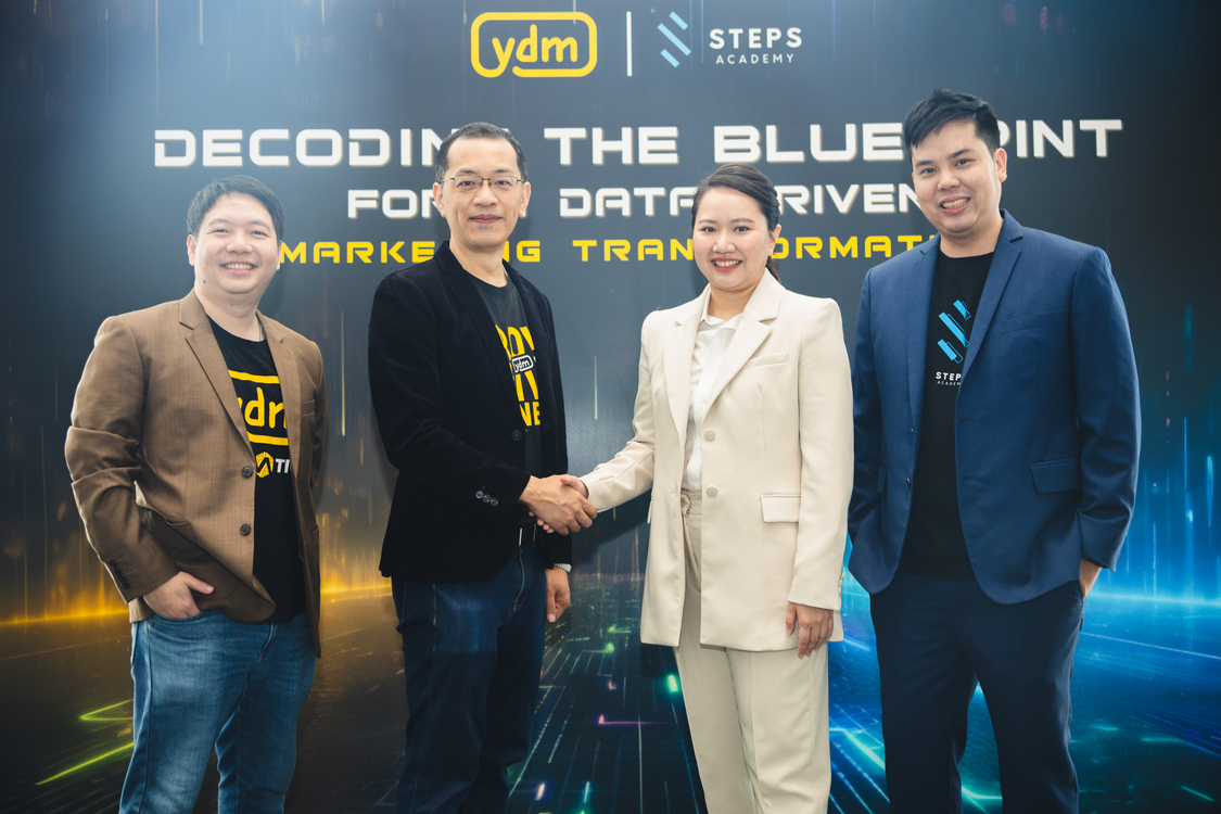 YDM Thailand จับมือ STEPS Academy สร้างแลนด์สเคปการตลาดใหม่  ชี้ “ข้อมูลพฤติกรรมลูกค้า” ที่เป็นมากกว่า “ข้อมูล” คือโอกาสของธุรกิจ