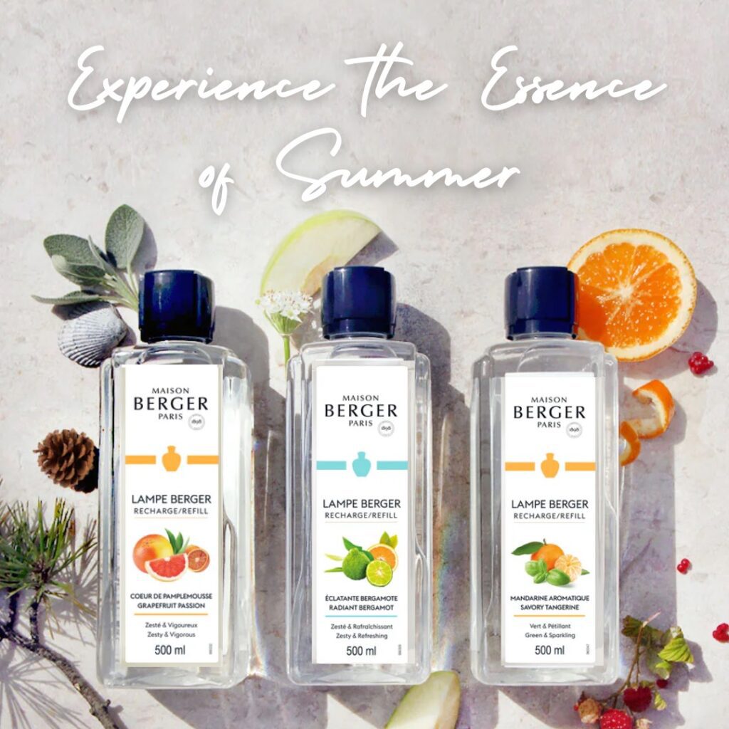 Maison Berger Paris ชวนสัมผัสกลิ่นหอมสดชื่นรับฤดูร้อนภายในบ้านแนะนำ 7 กลิ่นน้ำหอมปรับอากาศไฮไลต์ ช่วงซัมเมอร์นี้  