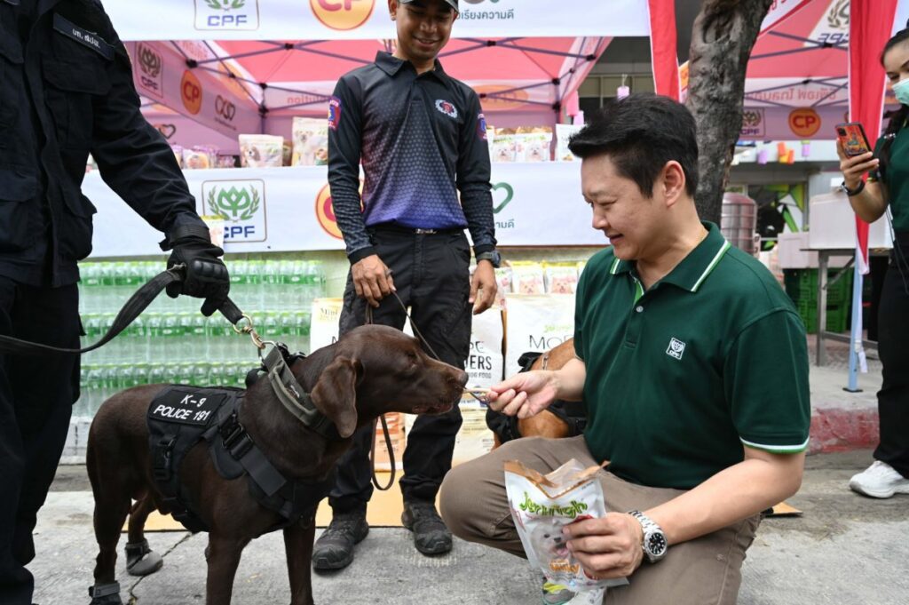 ซีพีเอฟ โดย JerHigh พร้อมเคียงข้าง “ชุดปฏิบัติการสุนัข K9” ฮีโร่ 4 ขา ในภารกิจค้นหาผู้รอดชีวิต จากเหตุแผ่นดินไหว