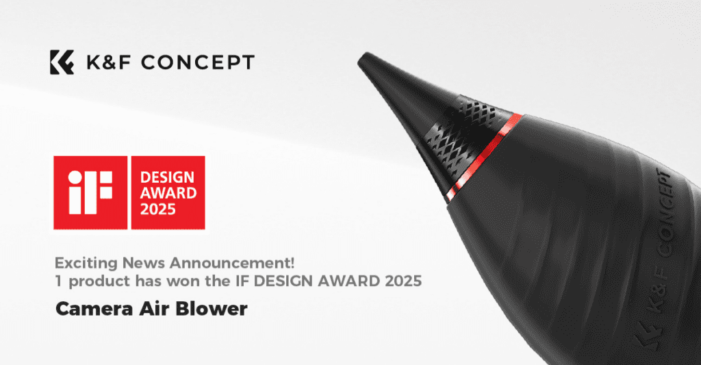 K&F CONCEPT คว้ารางวัล iF Design Award 2025 ลูกยางเป่าลมทำความสะอาดกล้อง