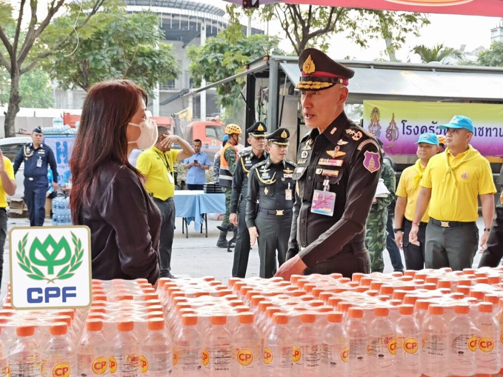 ซีพี ร้อยเรียงความดี โดย ซีพีเอฟ พร้อมเคียงข้างสังคมในทุกวิกฤติ ระดมความช่วยเหลือผู้ประสบภัยแผ่นดินไหว ต่อเนื่อง