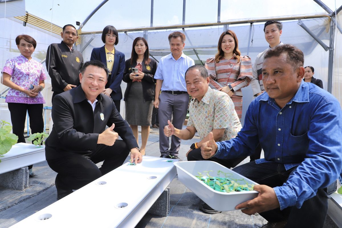 กรมพัฒน์ จัดเต็ม คิกออฟ “อ่างทองโมเดล” เปิดศูนย์เรียนรู้ ปลูกเมล่อนไฮโดรฯ เพิ่มมูลค่าสินค้า หนุนเศรษฐกิจไทย