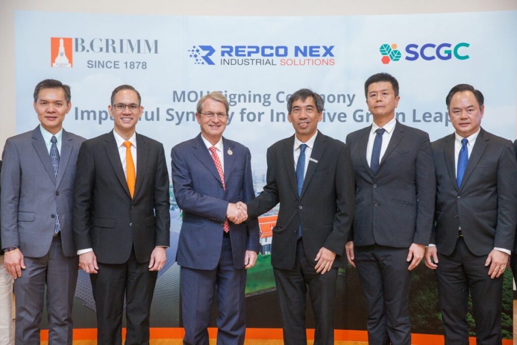 B.Grimm Power จับมือครั้งสำคัญกับ SCGC สู่เป้าหมาย Net Zero ยกระดับโรงไฟฟ้าด้วยดิจิทัลโซลูชันอัจฉริยะ “DRS by REPCO NEX” เร่งขับเคลื่อนพลังงานสะอาดแห่งอนาคตให้กับประเทศไทย