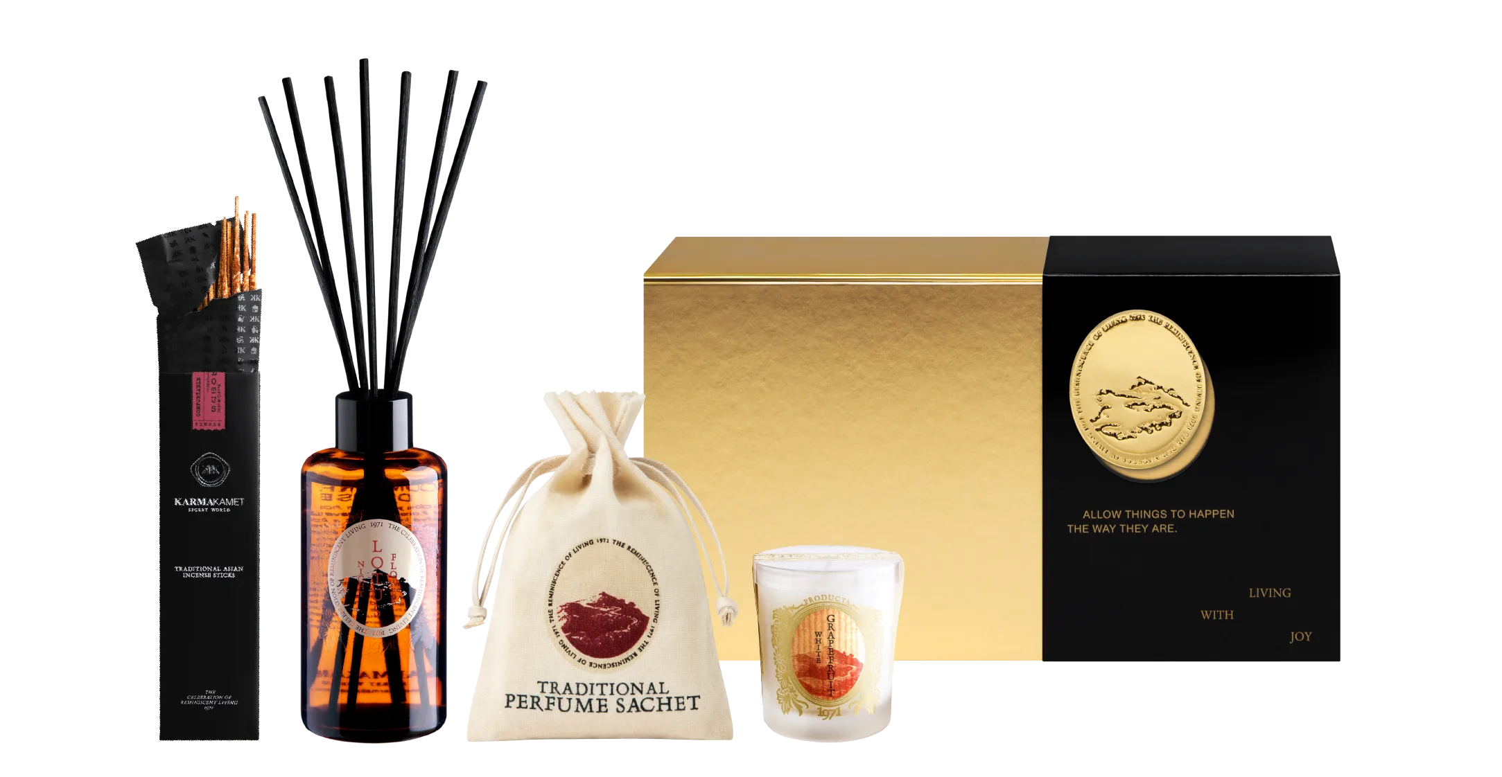 ชุดเครื่องหอม Karmakamet Living With Joy Set