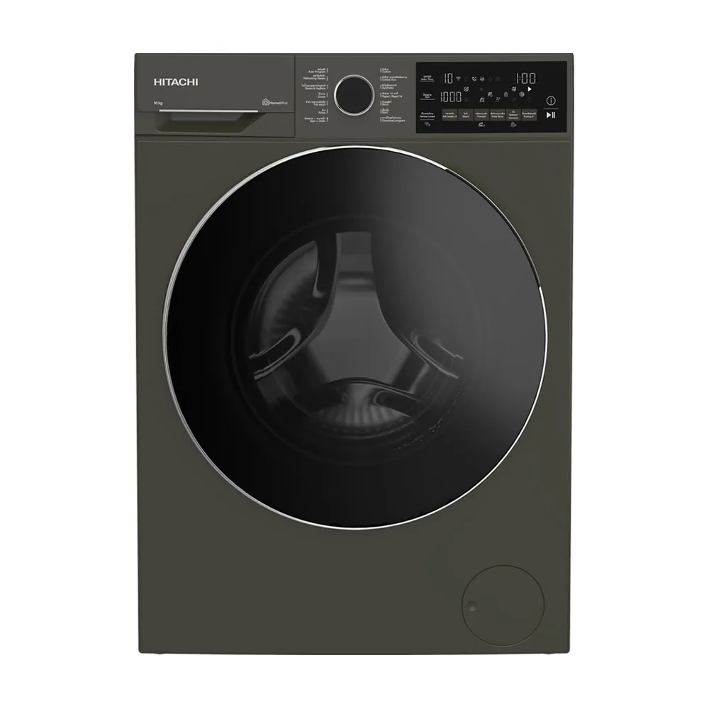 เครื่องซักผ้าฝาหน้า Hitachi รุ่น Bd100xfveadm