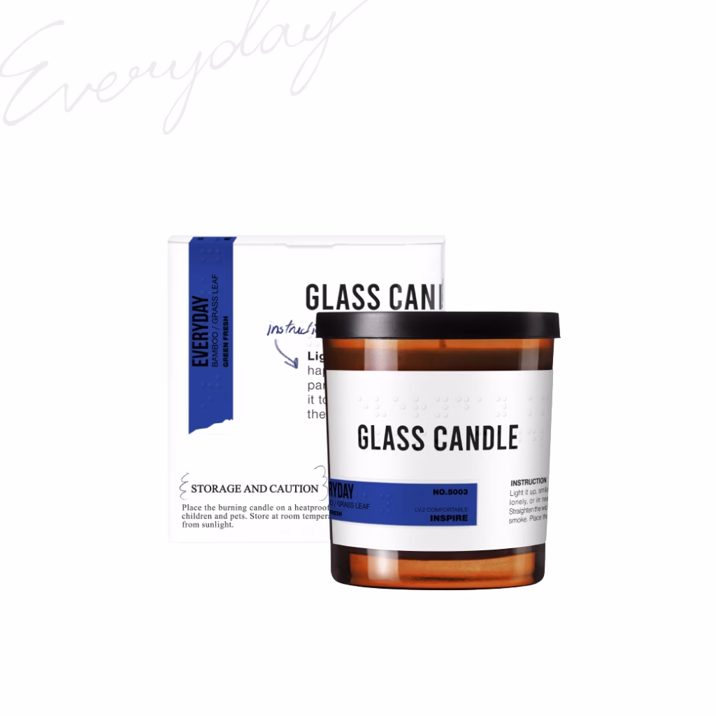 Everydaykmkm Glass Candle