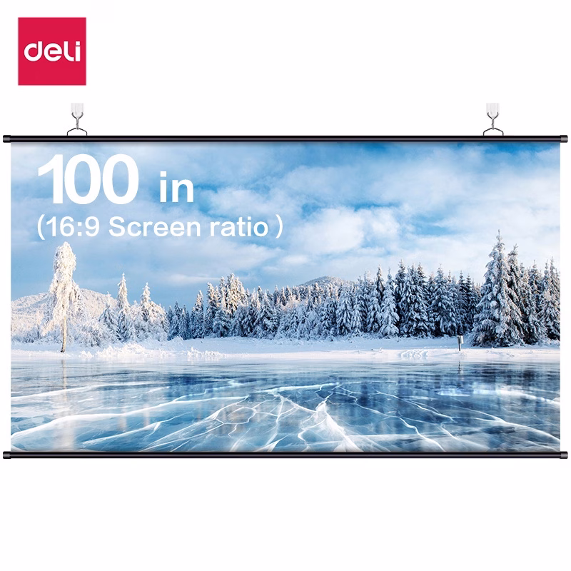 Deli รุ่น E50488 Eu จอโปรเจคเตอร์ 100 นิ้ว