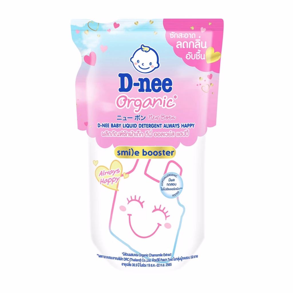 D Nee Baby Liquid Detergent Organic Always Happy 550ml
