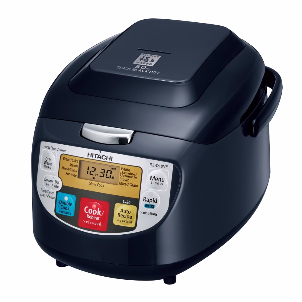 Hitachi หม้อหุงข้าวระบบฟัซซี่คอนโทรล รุ่น Rz D10vf