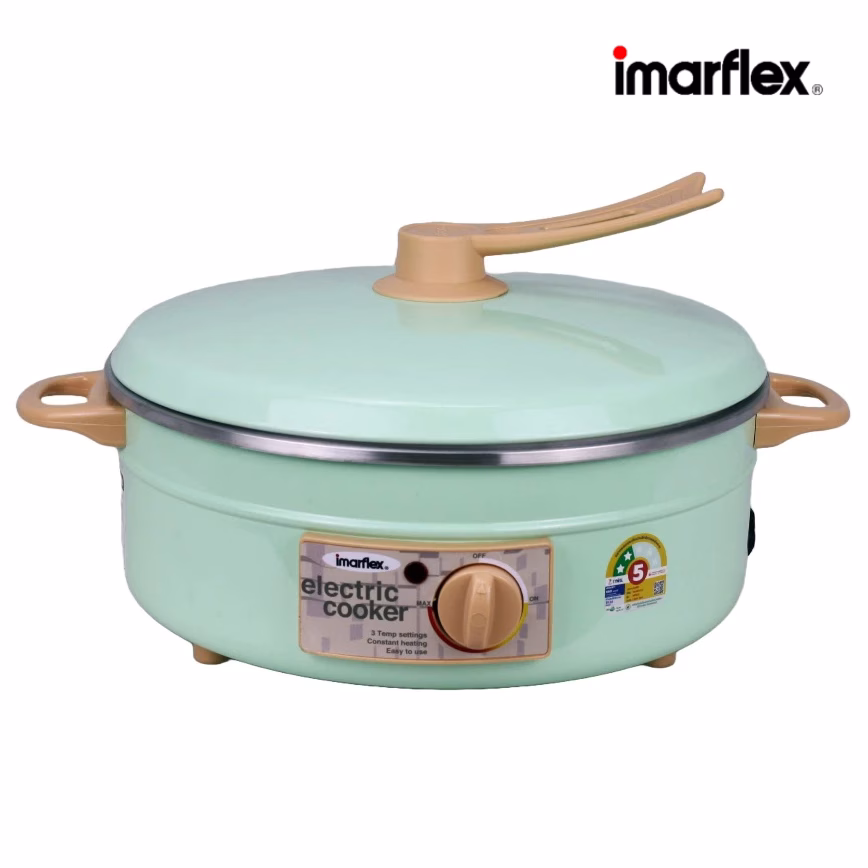 Imarflex กระทะไฟฟ้าอลูมิเนียม รุ่น Mp12q