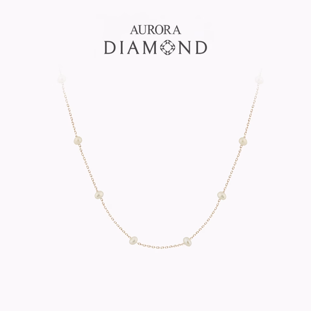 สร้อยคอ Aurora White Baby Pearl