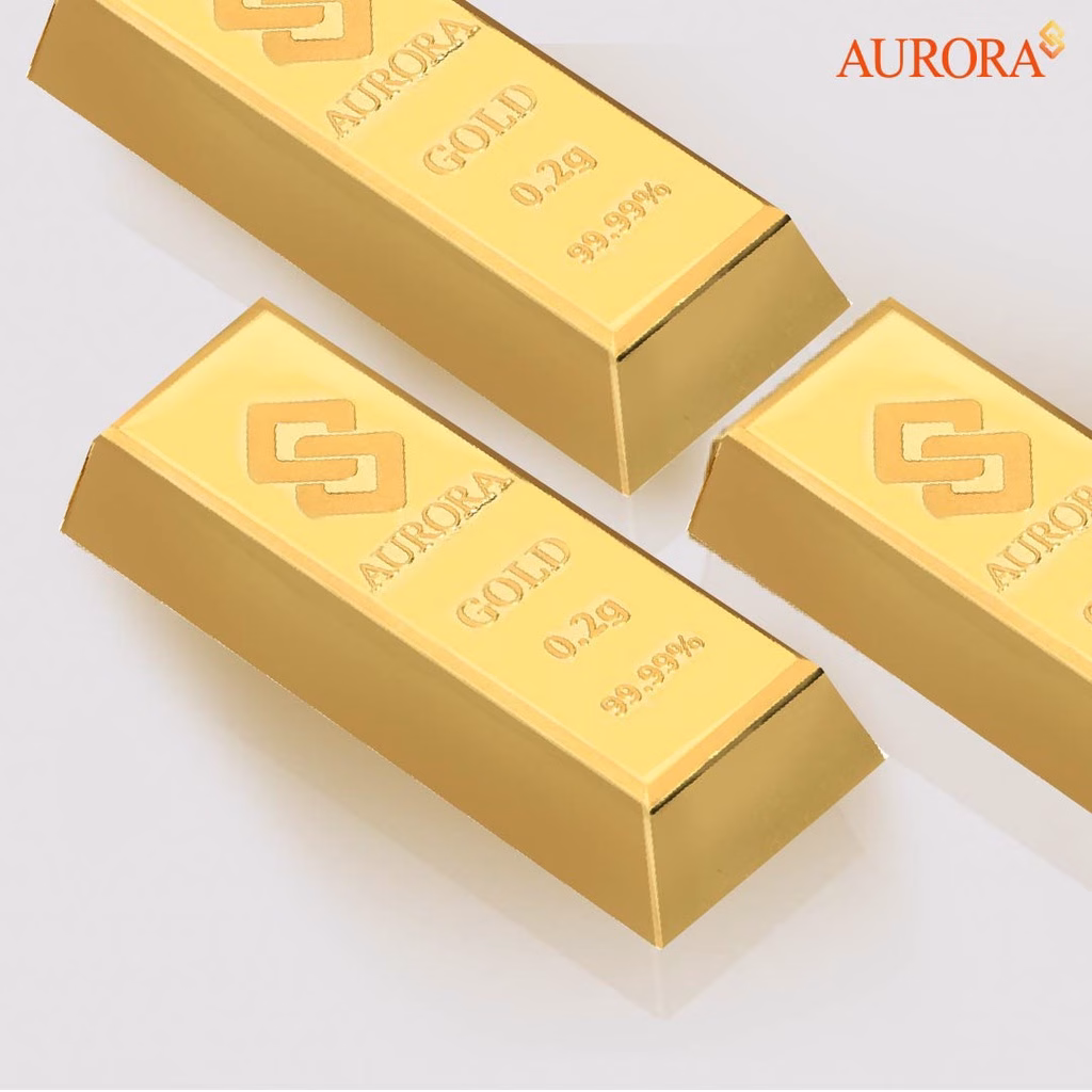 ทองแผ่นจาก Aurora น้ำหนัก 0.2 กรัม